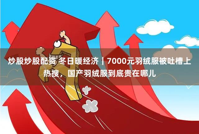 炒股炒股配资 冬日暖经济｜7000元羽绒服被吐槽上热搜，国产羽绒服到底贵在哪儿