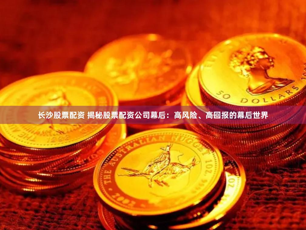 长沙股票配资 揭秘股票配资公司幕后：高风险、高回报的幕后世界